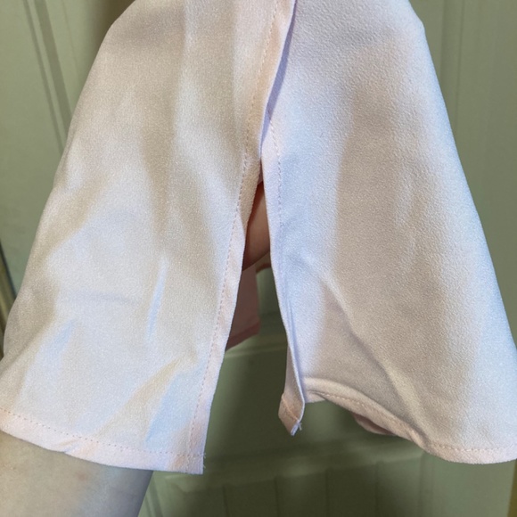 Banana Republic Pink Peplum Top Size Medium - Picture 5 of 5